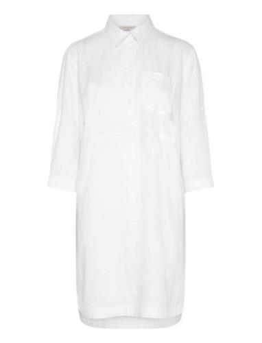 Fqlaluna-Dress Knälång Klänning White FREE/QUENT