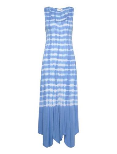 Crbastilla Jersey Dress Maxiklänning Festklänning Blue Cream