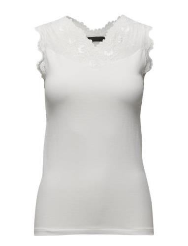 Vanessa Top Tops T-shirts & Tops Sleeveless White Minus