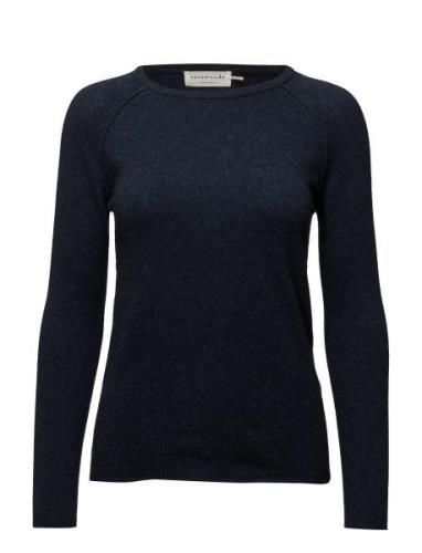 Rosemunde Rwlaica Ls O-Neck Raglan Pullover Blå