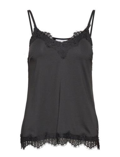 Coster Copenhagen Cc Heart Lace Top Svart