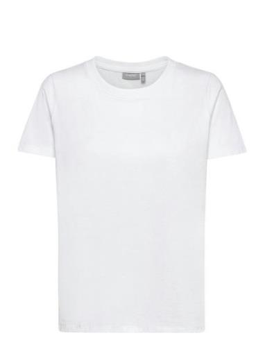 Frzashoulder 1 Tee Tops T-shirts & Tops Short-sleeved White Fransa