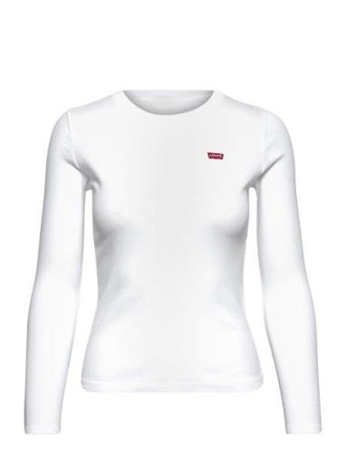 Ls Baby Tee White + Tops T-shirts & Tops Long-sleeved White LEVI´S Wom...