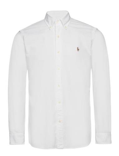 Custom Fit Oxford Shirt Tops Shirts Casual White Polo Ralph Lauren