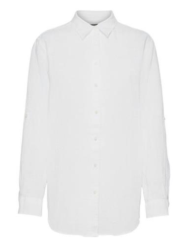 Lauren Ralph Lauren Linen Shirt Vit