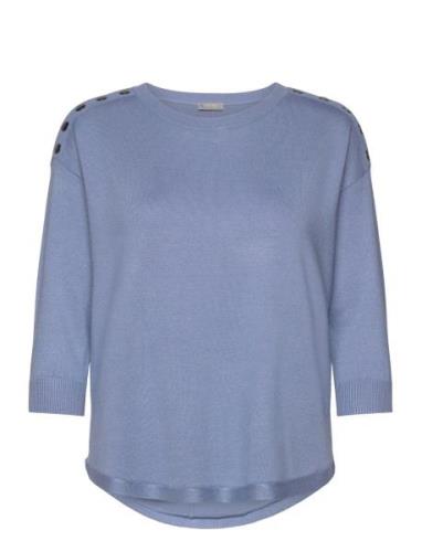 Zubasic 114 Pullover Tops Knitwear Jumpers Blue Fransa