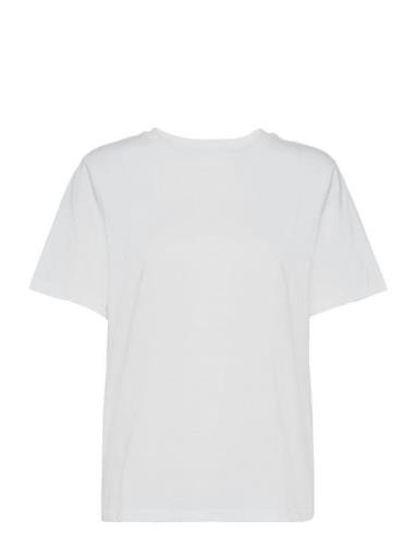 Beeja Tops T-shirts & Tops Short-sleeved White MbyM