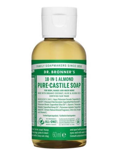 18-In-1 Castile Liquid Soap Almond Beauty Women Home Hand Soap Liquid ...
