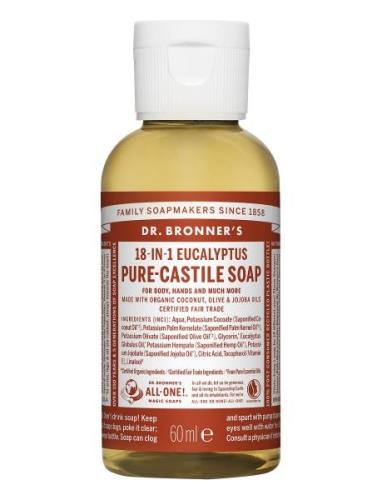 18-In-1 Castile Liquid Soap Eucalyptus Beauty Women Home Hand Soap Liq...