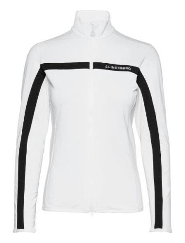 Janice Mid Layer Sport Sweat-shirts & Hoodies Fleeces & Midlayers Whit...