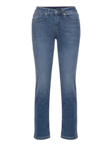 W. Perfect Straight Denim Bottoms Jeans Straight-regular Blue Svea