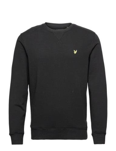 Crew Neck Sweatshirt Tops Sweat-shirts & Hoodies Sweat-shirts Black Ly...