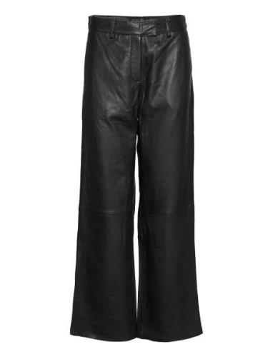 Pants Bottoms Trousers Leather Leggings-Byxor Black DEPECHE