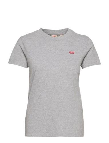 Perfect Tee Starstruck Heather Tops T-shirts & Tops Short-sleeved Grey...