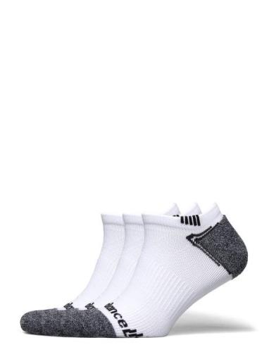 No Show Run Sock 3 Pack Sport Socks Footies-ankle Socks White New Bala...