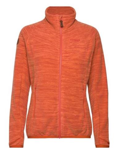 Hareid Fleece W Jacket Nohood Brick Xs Sport Sweat-shirts & Hoodies Fl...