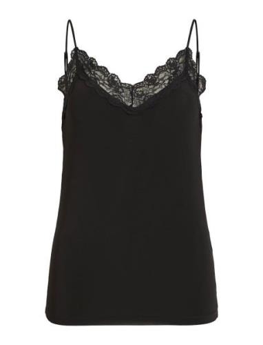 Object Objleena New Lace Singlet Noos Svart