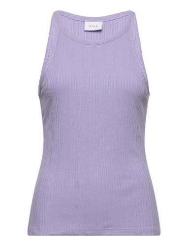 Viathalia New Strap Top - Noos Tops T-shirts & Tops Sleeveless Purple ...