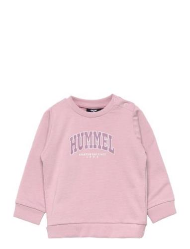 Hmlfast Lime Sweatshirt Sport Sweat-shirts & Hoodies Sweat-shirts Pink...