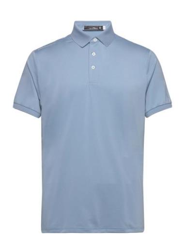 Custom Slim Fit Performance Polo Shirt Sport Polos Short-sleeved Blue ...