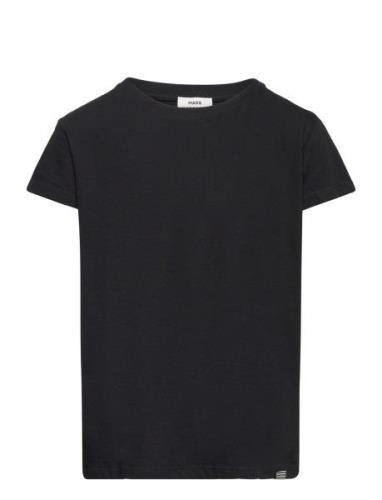 Organic Jersey Tuvina Tee Fav Tops T-shirts Short-sleeved Black Mads N...