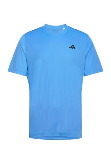 Club Tee Sport T-shirts Short-sleeved Blue Adidas Performance