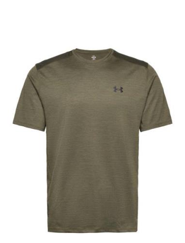 Ua Tech Vent Ss Sport T-shirts Short-sleeved Khaki Green Under Armour