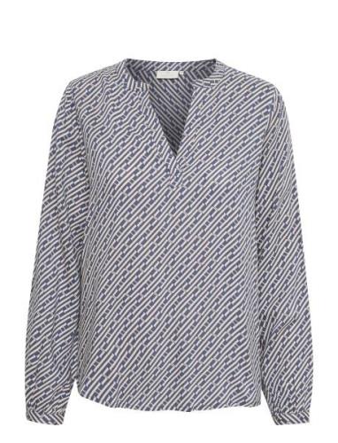 Kaffe Kakenny Tilly Blouse Marinblå