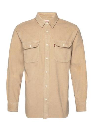 Classic Worker Fields Of Rye Overshirt Tops Overshirts Beige LEVI´S Me...
