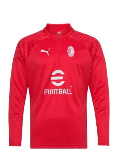 Ac Milan Training 1/4 Zip Top Sport Sweat-shirts & Hoodies Sweat-shirt...