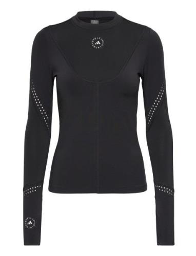 Asmc Tpr Ls Sport T-shirts & Tops Long-sleeved Black Adidas By Stella ...