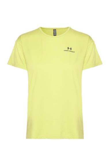 Ua Vanish Energy Ss 2.0 Sport T-shirts & Tops Short-sleeved Yellow Und...