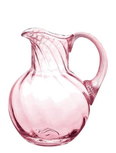 Swirl Jug 2L Home Tableware Jugs & Carafes Water Carafes & Jugs Pink A...