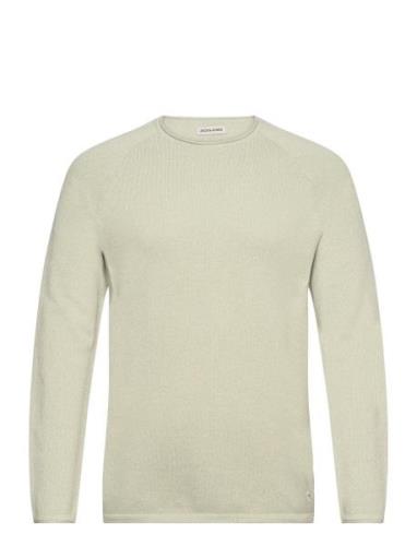 Jjehill Knit Crew Neck Noos Tops Knitwear Round Necks Green Jack & J S