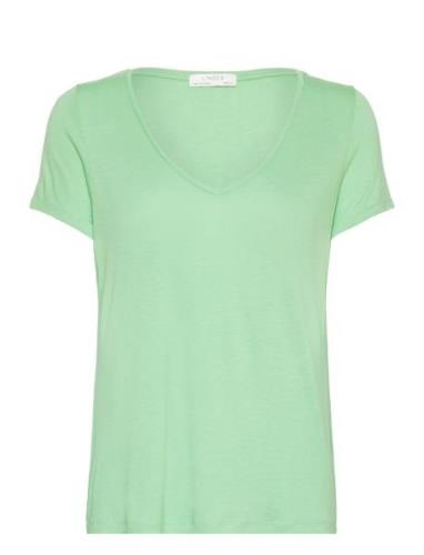 Tee Vita Tops T-shirts & Tops Short-sleeved Green Lindex