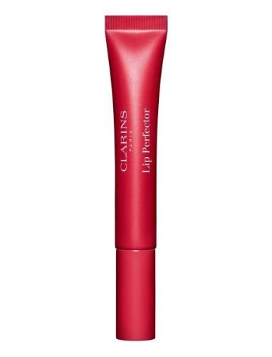 Lip Perfector 24 Fuchsia Glow Läppbehandling Red Clarins