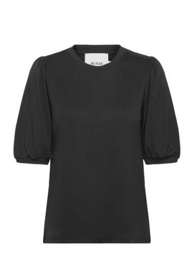 Minus Darsy Puff Sleeve T-Shirt Svart