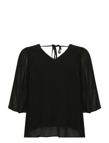 Kaffe Curve Kcferi Blouse Svart