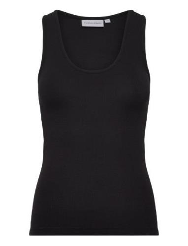 Calvin Klein Modal Rib Tank Svart