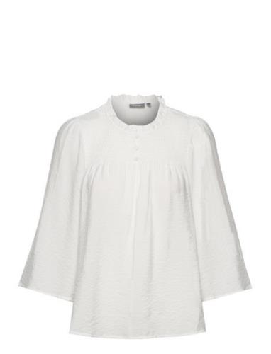 Frmisa Bl 1 Tops Blouses Long-sleeved White Fransa