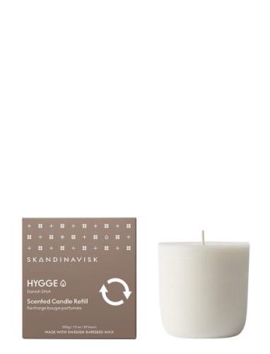 Hygge Refill Scented Candle 200G Doftljus Brown Skandinavisk