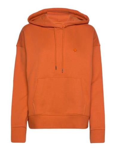 D1. Icon G Essential Hoodie Tops Sweat-shirts & Hoodies Hoodies Orange...