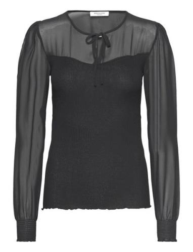 Rosemunde Silk T-Shirt Svart