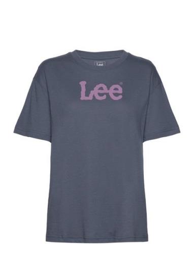 Relaxed Crew Tee Tops T-shirts & Tops Short-sleeved Grey Lee Jeans