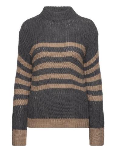 Fqcox-Pullover Tops Knitwear Jumpers Grey FREE/QUENT