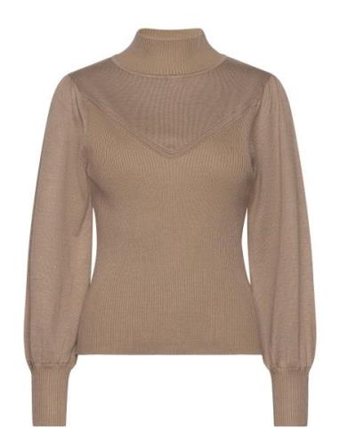 Fqtorfi-Pullover Tops Knitwear Jumpers Brown FREE/QUENT
