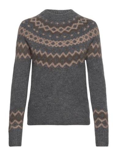 Fqmerla-Pullover Tops Knitwear Jumpers Grey FREE/QUENT