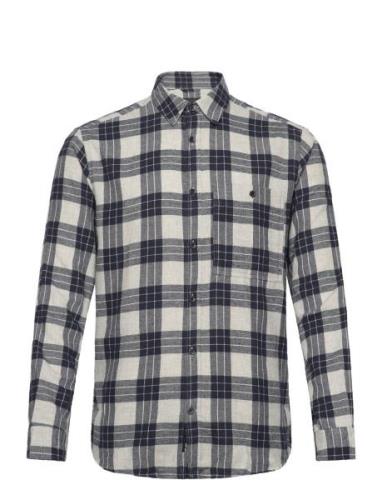 Onsb Life Reg Ls Check Shirt Bf Tops Shirts Casual Grey ONLY & SONS