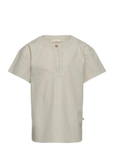 Lil'Atelier Nmmdiogo Ss Boxy Shirt Lil Blå