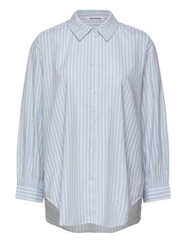 Srgerda Shirt Tops Shirts Long-sleeved Blue Soft Rebels
